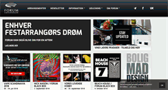 Desktop Screenshot of forumcopenhagen.dk